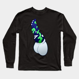 NSFW Blue and Green Fantasy Dick Long Sleeve T-Shirt